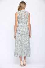 Load image into Gallery viewer, Ester Floral Blue Maxi Dress
