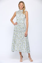 Load image into Gallery viewer, Ester Floral Blue Maxi Dress
