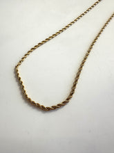 Load image into Gallery viewer, Gold Twist Chain Necklace
