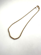 Load image into Gallery viewer, Gold Twist Chain Necklace
