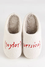 Load image into Gallery viewer, Taylor&#39;s Version Slippers Red
