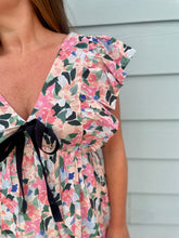 Load image into Gallery viewer, Frannie Floral Print Dress with Bow Detail
