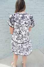 Load image into Gallery viewer, Black Toile Dress
