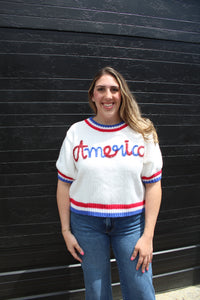 America Script Sweater