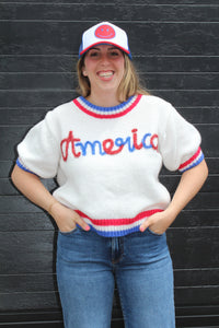 America Script Sweater