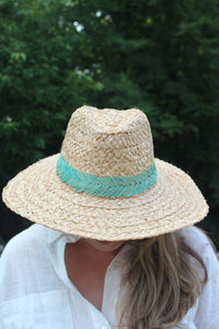 Bondi Braided Leaf Embroidered Hat