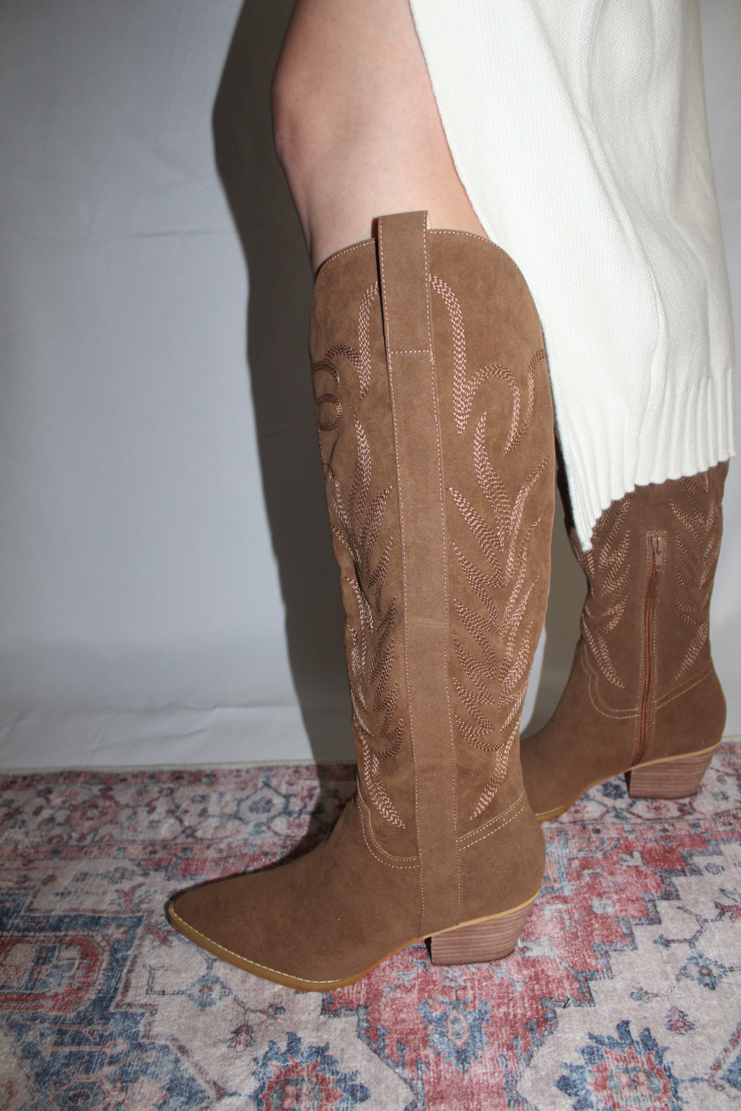 Samara Embroidered Tall Boots