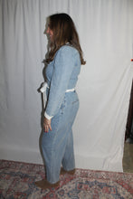 Load image into Gallery viewer, Lucy Denim Romper with Corduroy Details
