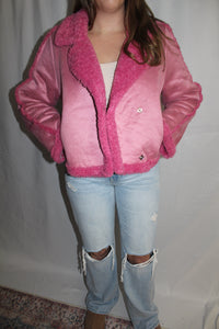 Rose Faux Suede Jacket