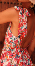 Load image into Gallery viewer, Carlee Floral Open Back Dress
