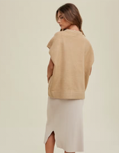 Load image into Gallery viewer, Tara Taupe Sweater Vest
