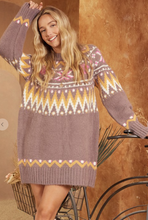 Load image into Gallery viewer, Fairley Sweater Dress-Coco
