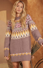 Load image into Gallery viewer, Fairley Sweater Dress-Coco
