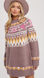 Fairley Sweater Dress-Coco