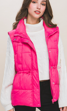 Load image into Gallery viewer, Fuchsia Puffer Vest
