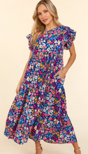 Load image into Gallery viewer, Reese Ruffle Floral Maxi Dress
