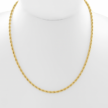 Load image into Gallery viewer, Gold Twist Chain Necklace
