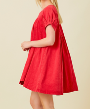 Load image into Gallery viewer, Red Denim Dress
