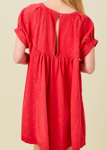 Load image into Gallery viewer, Red Denim Dress
