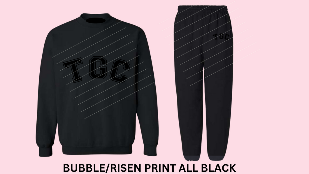 Black TGC Sweatpants