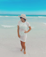 Load image into Gallery viewer, Crochet Swim Cover Up Dress
