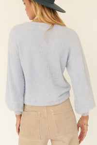 Icy Blue Sweater