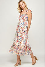 Load image into Gallery viewer, Cynthia Floral Print Midi Dress
