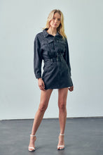 Load image into Gallery viewer, Black Denim Dress
