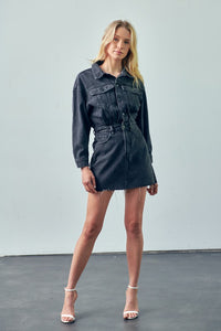 Black Denim Dress