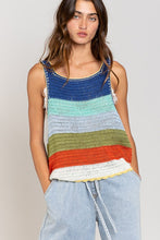 Load image into Gallery viewer, Camila Colorblock Crochet Tank
