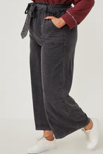 Load image into Gallery viewer, Charcoal Wide Leg Curvy Pants
