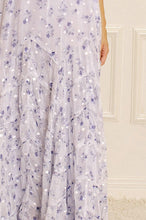 Load image into Gallery viewer, Violet Floral Maxi Dress
