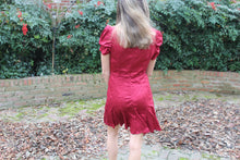 Load image into Gallery viewer, Burgundy Leopard Dress
