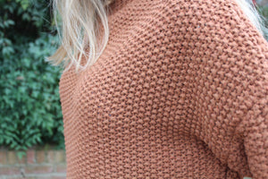 Cinnamon Turtleneck Sweater