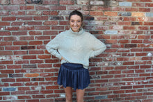 Load image into Gallery viewer, Navy Smocked Skort
