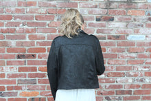 Load image into Gallery viewer, Black Printed Moto Jacket
