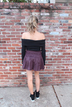 Load image into Gallery viewer, Merlot Smocked Skort
