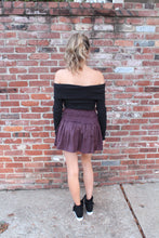 Load image into Gallery viewer, Merlot Smocked Skort
