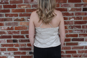 Pearl Sequin Tank