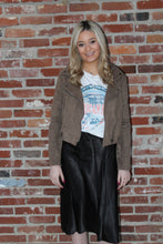 Load image into Gallery viewer, Mocha Faux Suede Jacket
