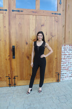 Load image into Gallery viewer, Amber Lace Black Jumpsuit
