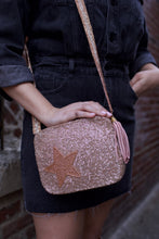 Load image into Gallery viewer, Rose Gold Star Beaded Purse
