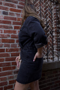 Black Denim Dress