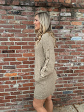 Load image into Gallery viewer, Taupe Multicolor Knit Dress
