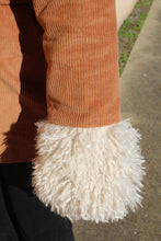 Load image into Gallery viewer, Cammie Camel Fur Trimmed Coat
