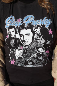 Elvis Presley Black Graphic Tee