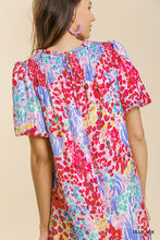 Load image into Gallery viewer, Sadie Floral Dress - Blue
