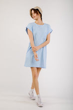 Load image into Gallery viewer, Sky Pocket T-shirt Dress
