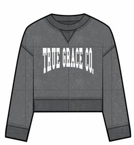 True Grace Co. Cropped Sweatshirt