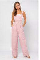 Load image into Gallery viewer, Barbie Pink Tweed Overalls
